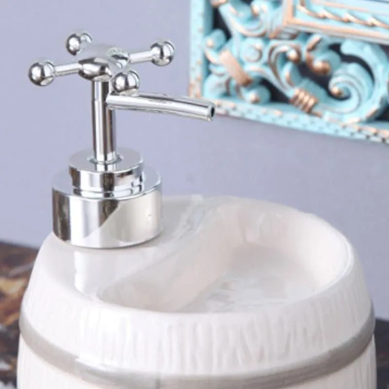 Barrel Wash Soap Dispenser - White media 4
