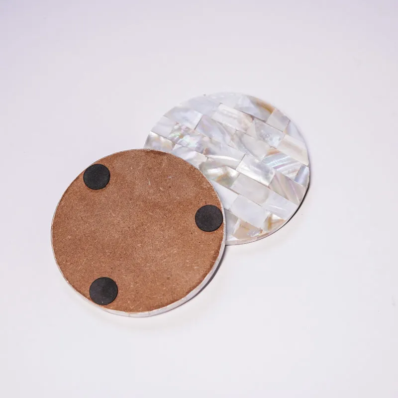 Casper Mother Of Pearl Coaster - Set Of Two media 5