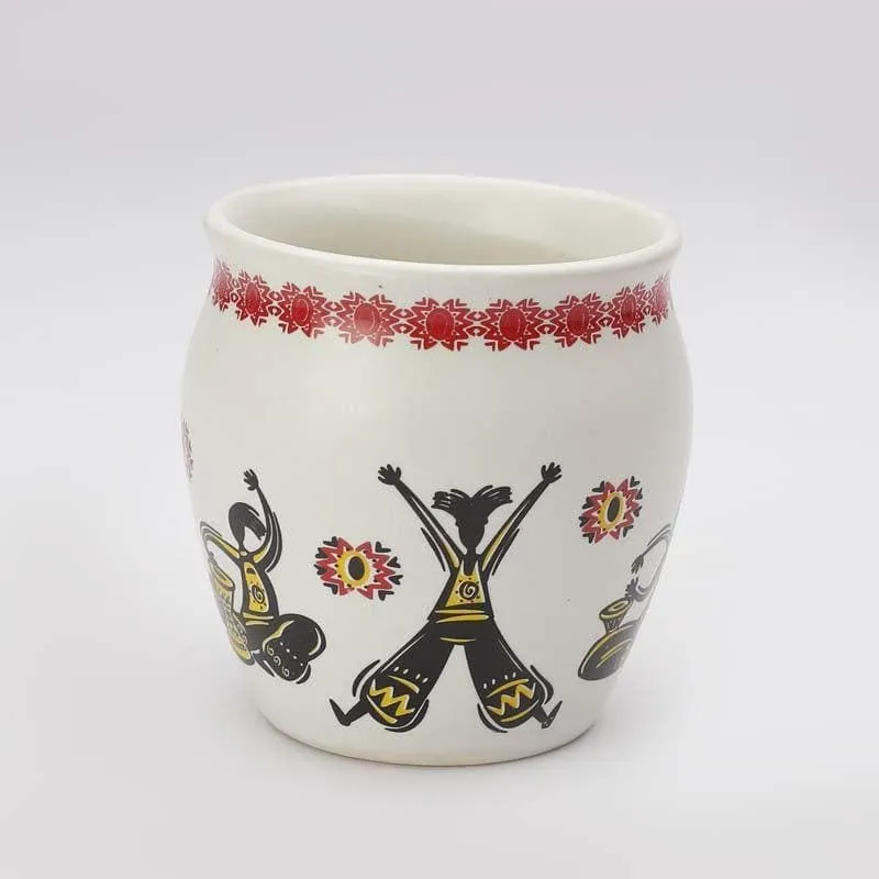 Warli World Kullad - Set Of Six media 3