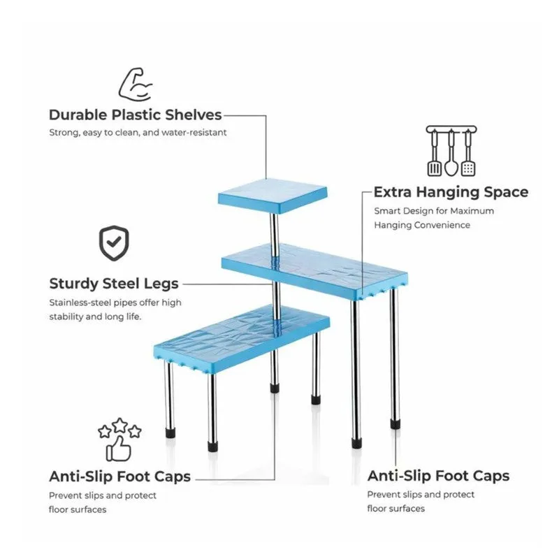 Smart Stack Blue PVC Shelves media 5