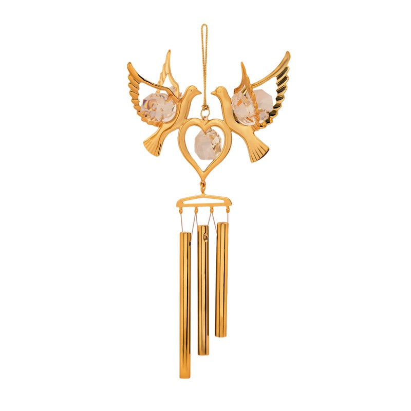 Golden Dove 24K Gold Plated Mild Steel Windchime media 4