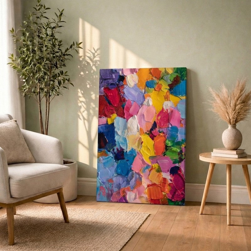 Prism Riot Abstract Canvas Wall Art
