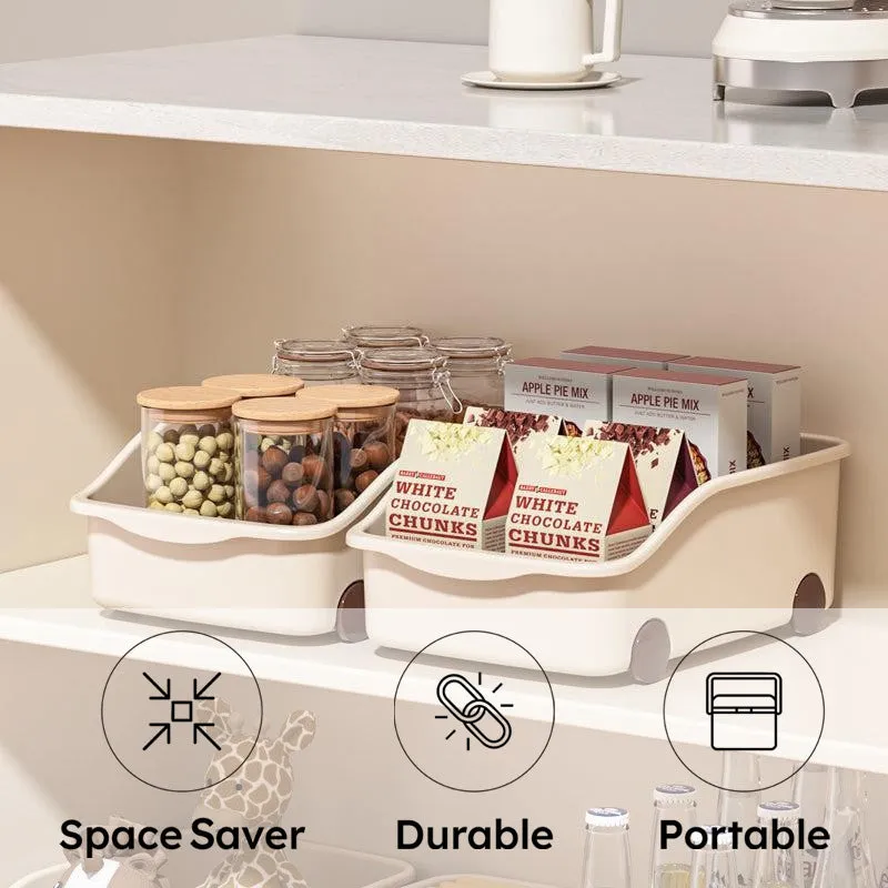 Flex Cart Plastic Organizer With Wheels - Set Of Two media 12