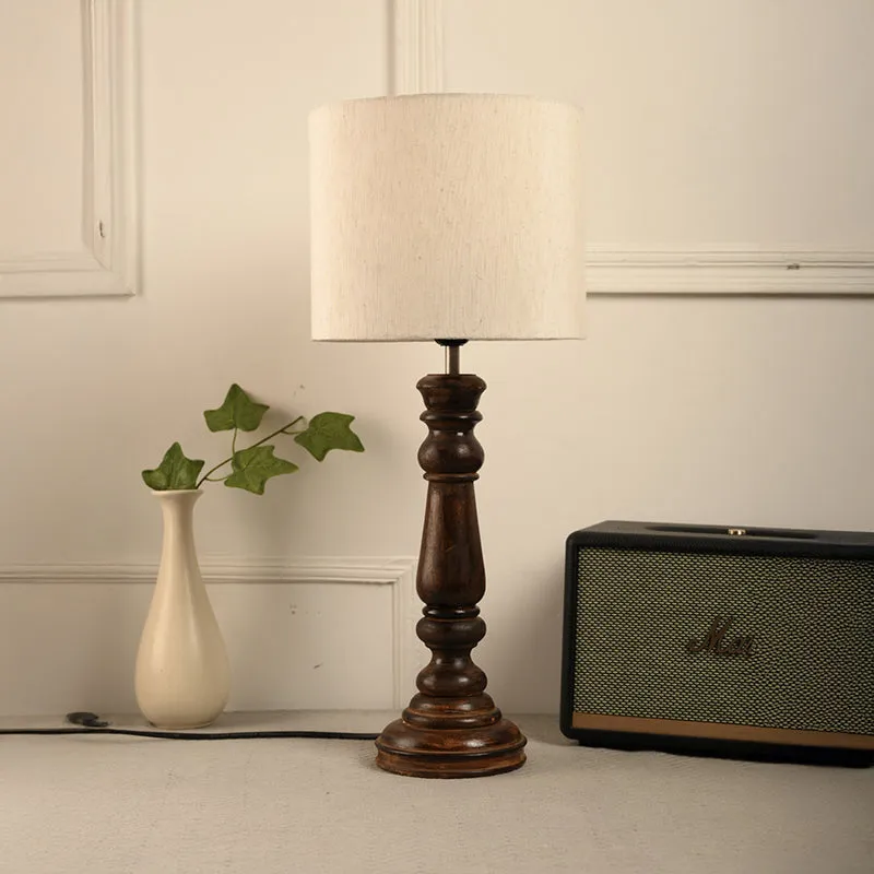 Athensia Fabric Table Lamp - Ivory media 2