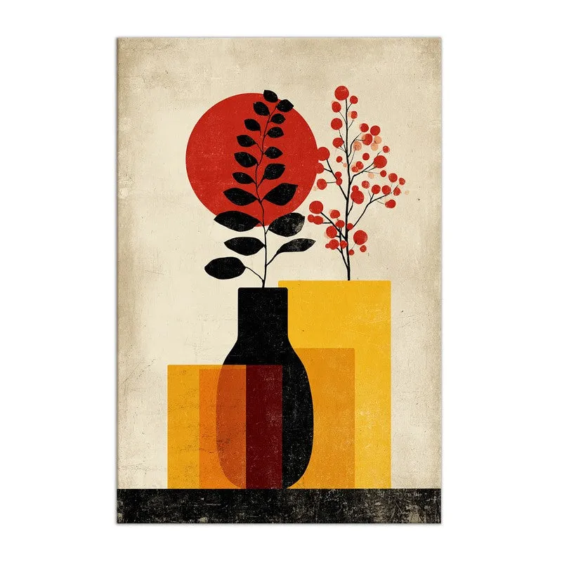 Modern Vase Composition Canvas Wall Art media 3