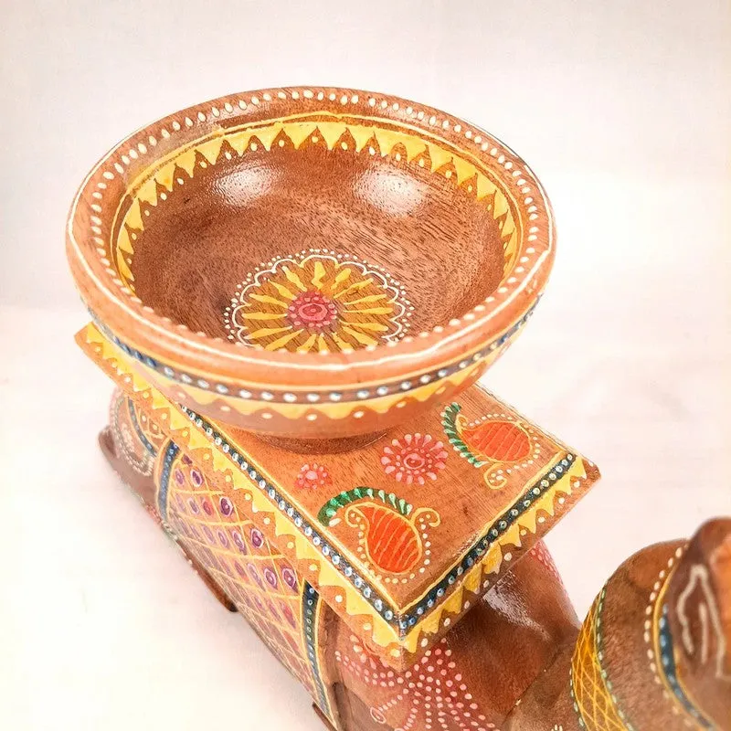 Wooden Camel Bowl Showpieces media 9