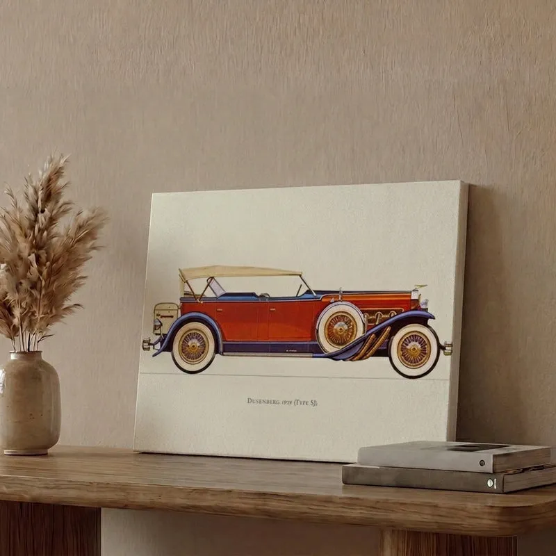 Legacy Wheels Car Wall Painting - Red media 1