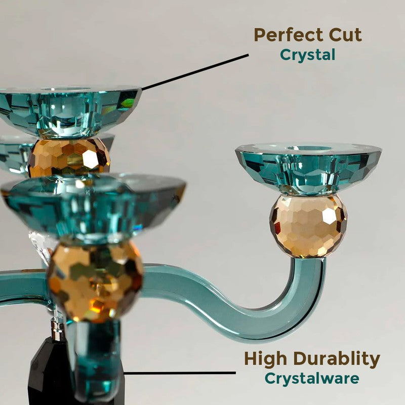 Prism Crystal Candle Holder media 6