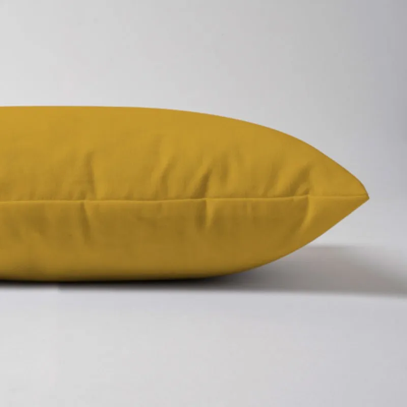 Leslie Sofa Cushion (Mustard Yellow) - Set Of Two media 5