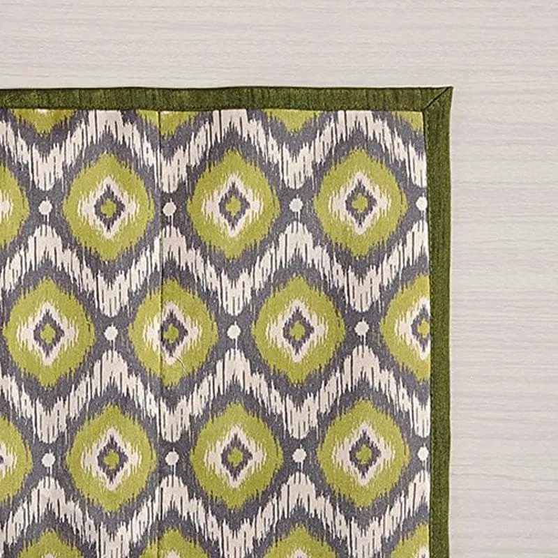 Swayam Mustard Modern Printed Placemats - Set Of Two media 3