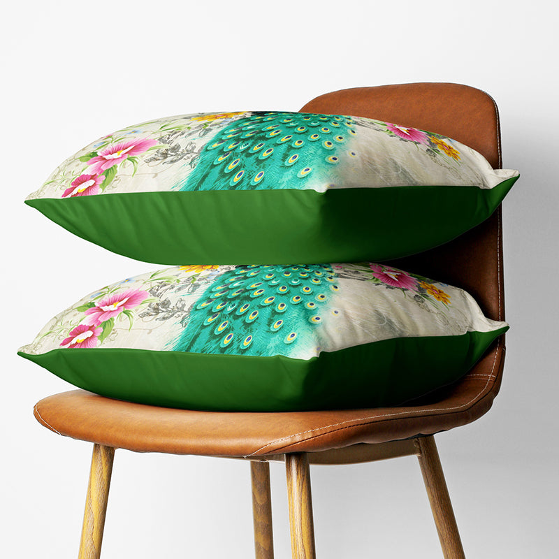 Mayilpeeli Printed Cushion Cover Set - Set Of Two media 3
