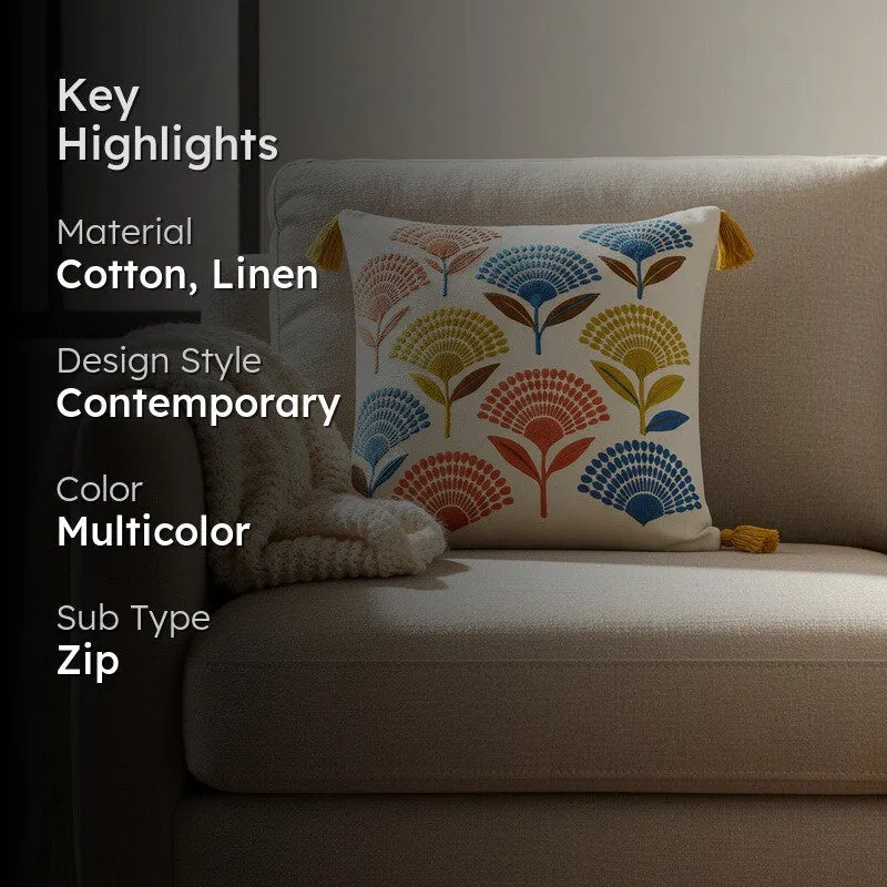 Bloom Gallery Embroidered cushion cover media 2
