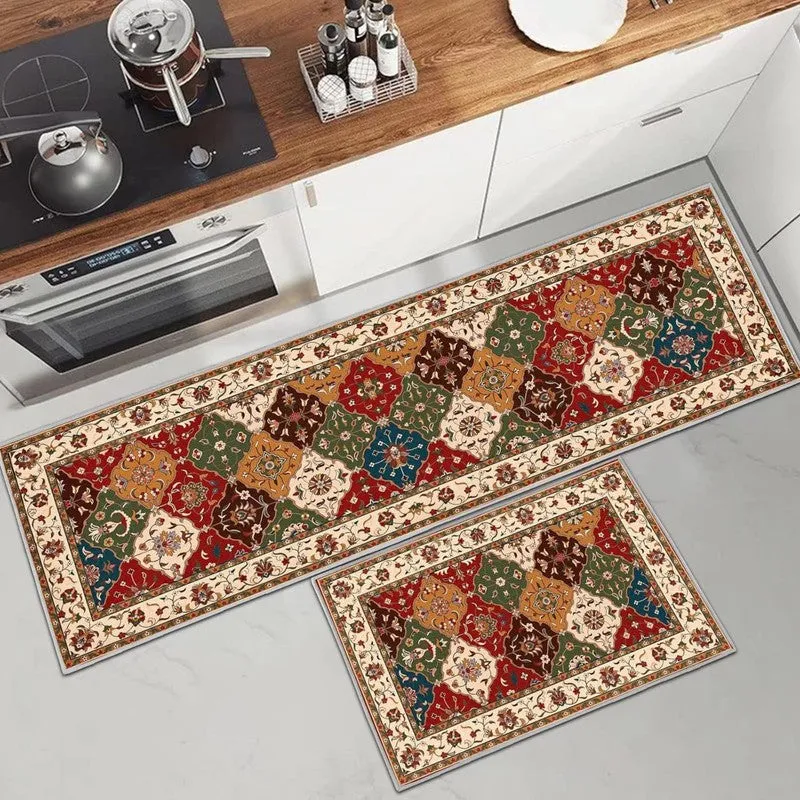 Comfort Step Glace Cotton/Microfiber Kitchen Mats - Set of Two media 3