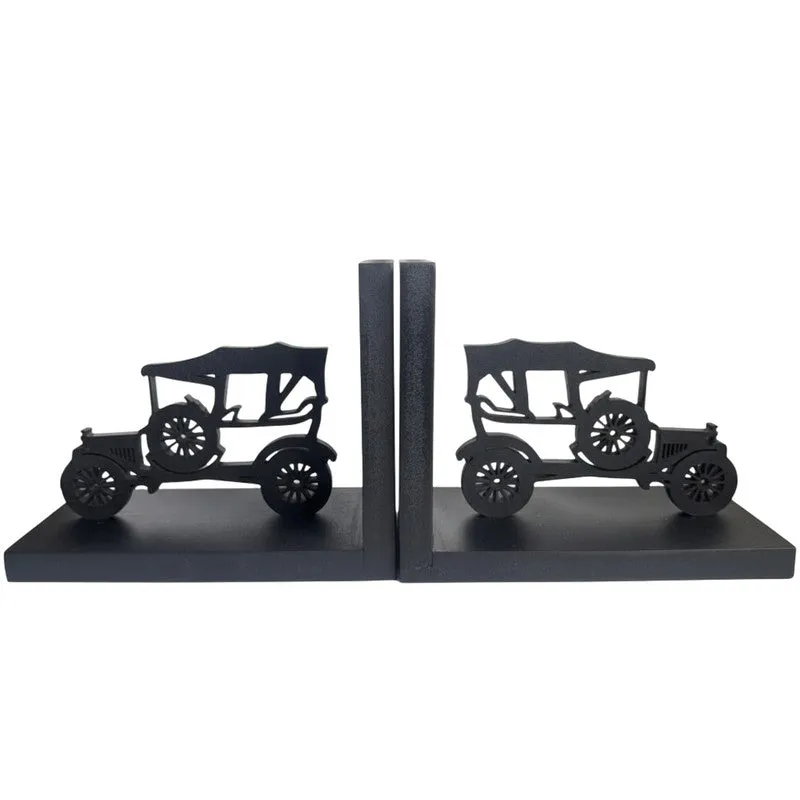 Wheelhold Wooden Book End - Set of Two media 3