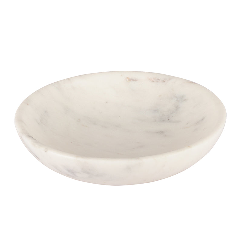Stone Aura Marble Salad Bowl (White) - 500 ML media 5