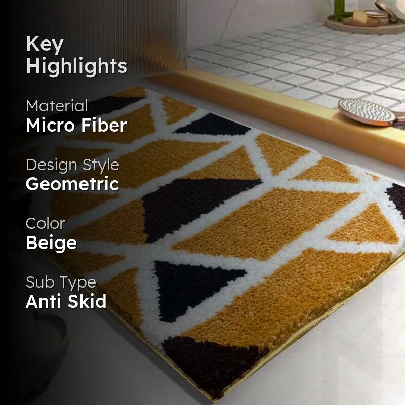 Luxe Comfy Bathmat - Beige media 2