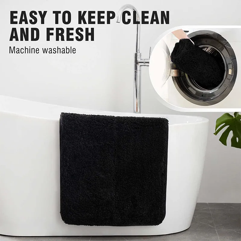 Lois Anti Skid Bath Mat - Black media 4