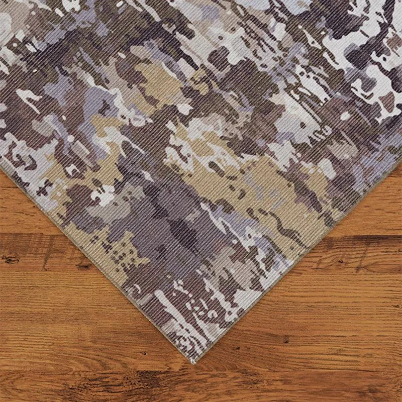 Aria Abstract Carpet - Grey media 4