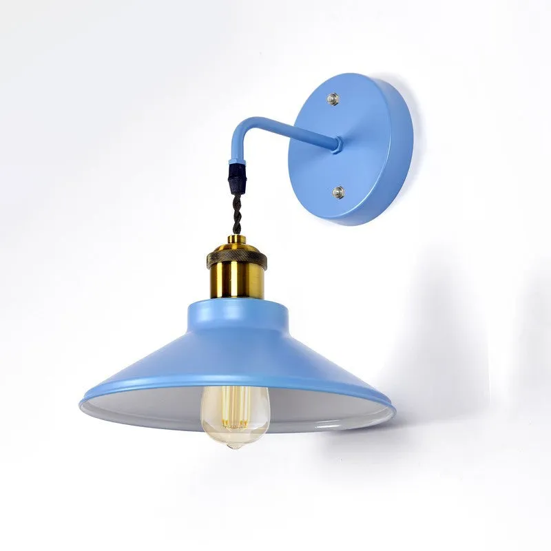 ZenithAura Metal Wall Lamp - Blue & Gold media 5
