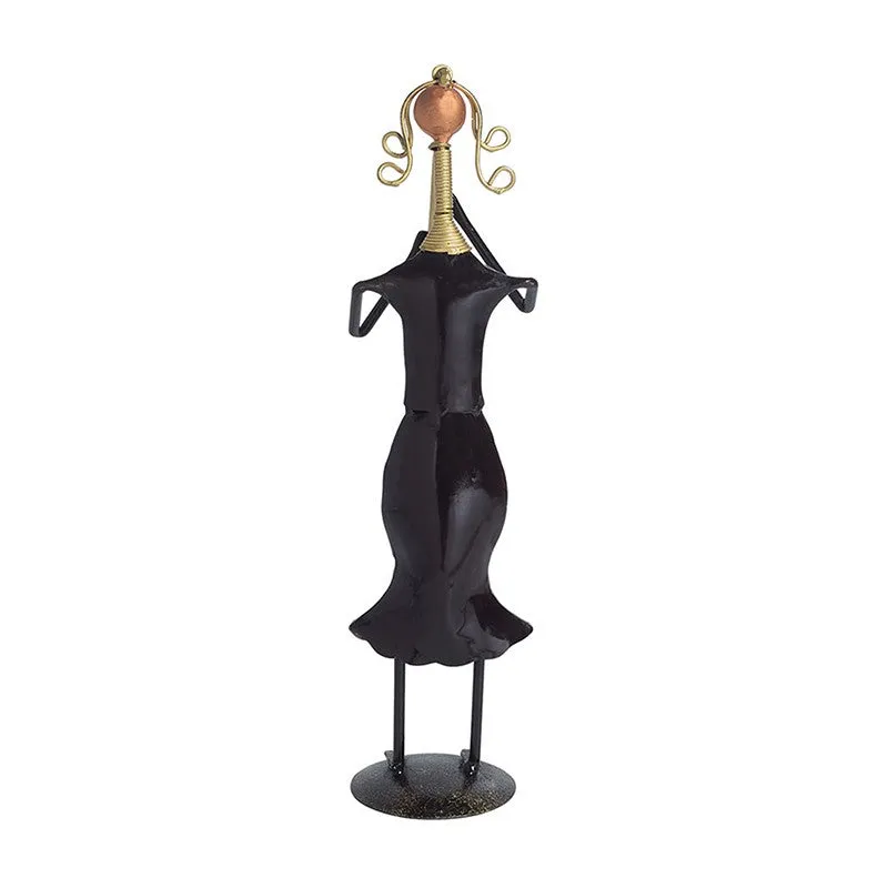 Lady Musician Iron Showpiece - Green,Red media 4
