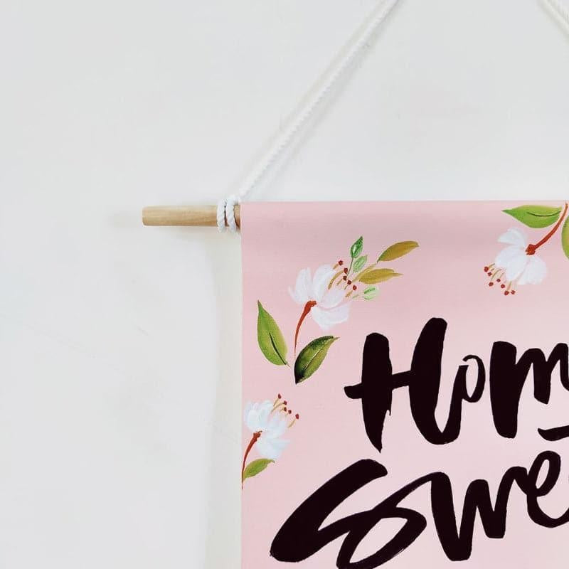 Home Love Handpainted Canvas Wall Hanging media 4