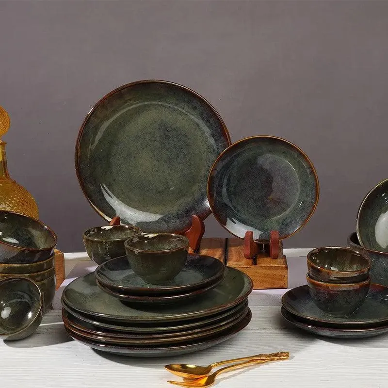 Elmina Handmade Dinner Set - 28 Piece Set media 3