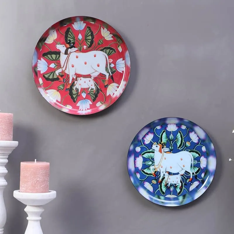 Nandi Grace Wall Plate - Set Of Two media 1