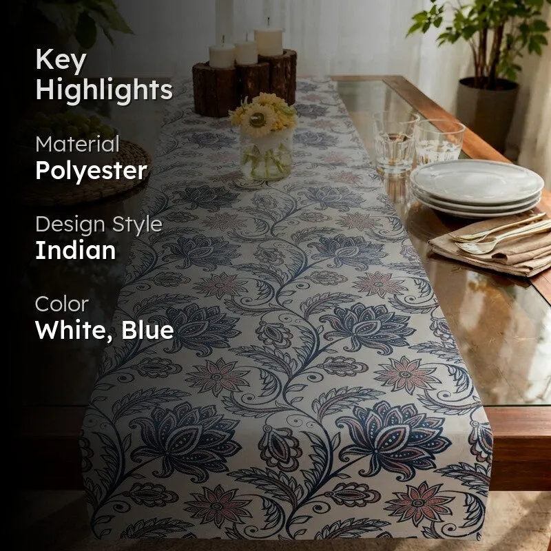 Aavriti Lotus Trails Table Runner media 2