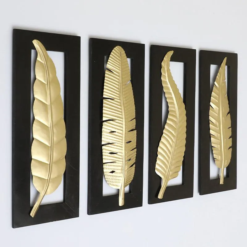Crius Feather Metal Wall Accent media 3