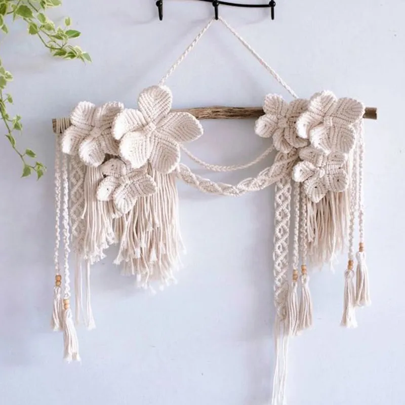 Daisy Garden Macrame Wall Accent media 1