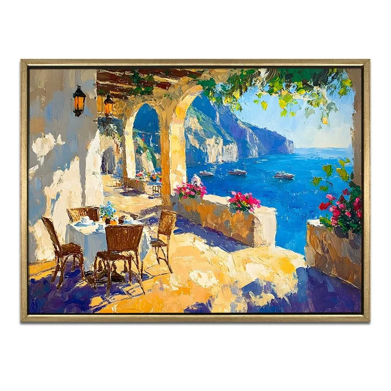 Sun-Drenched Canvas Wall Painting With Frame media 3