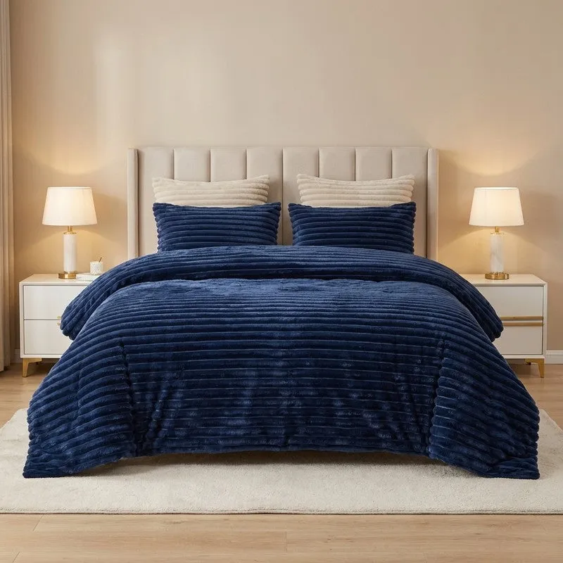 PureDrape Comfort (Blue) Bedding Set - Four Piece Set media 1