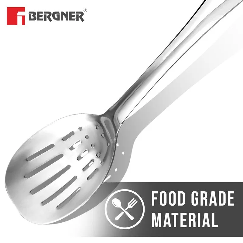 Slotted Stainless Steel Serving Spoon - 35 CM media 6