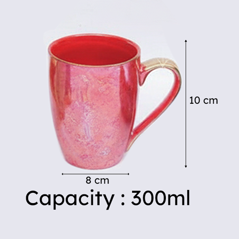 Isolde Porcelain Coffee Mug (300 mL Each) - Set of Four media 5