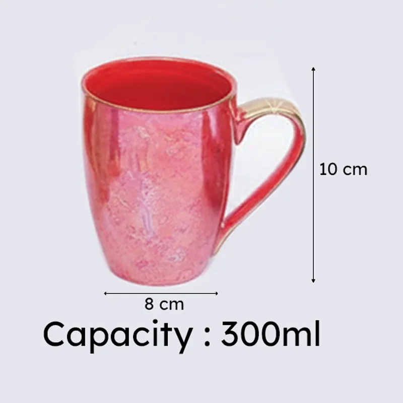 Isolde Porcelain Coffee Mug (300 mL Each) - Set of Four media 5