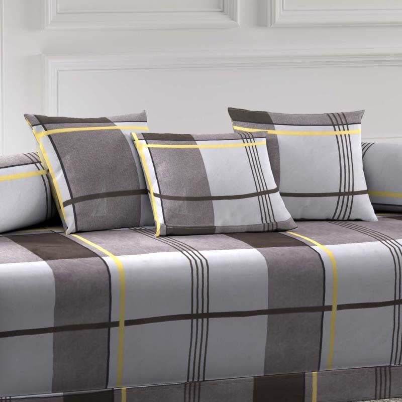 Echo Karin Diwan Set - Grey media 4