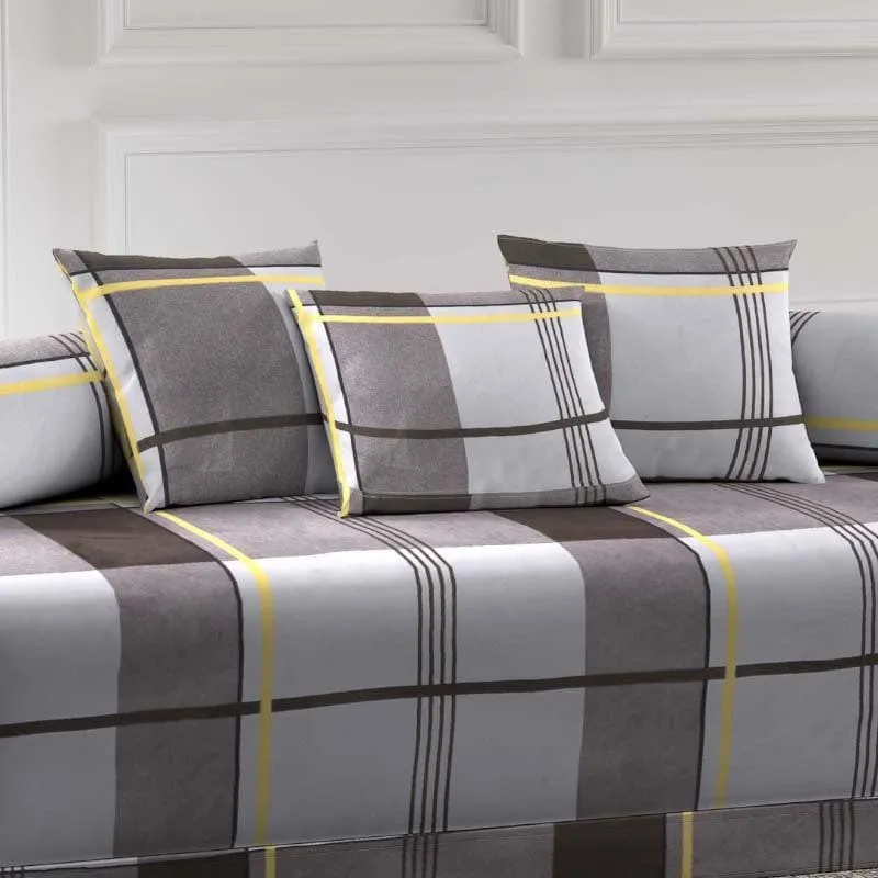 Echo Karin Diwan Set - Grey media 4