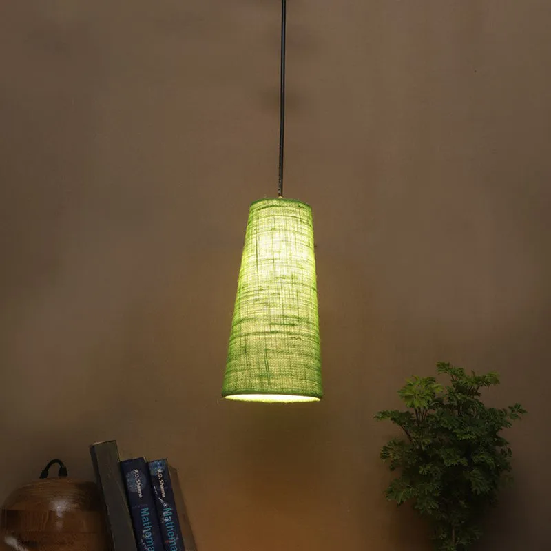 Solarae Metal Ceiling Lamp - Green media 1