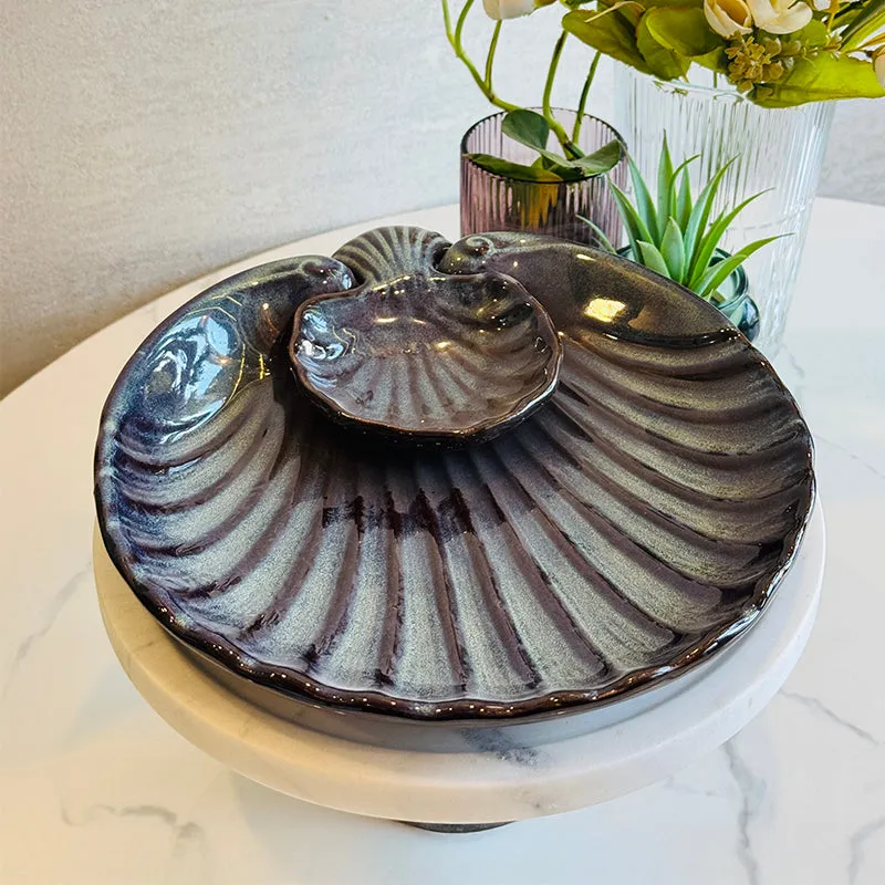 Marinia Ceramic Chip & Dip Platter media 1