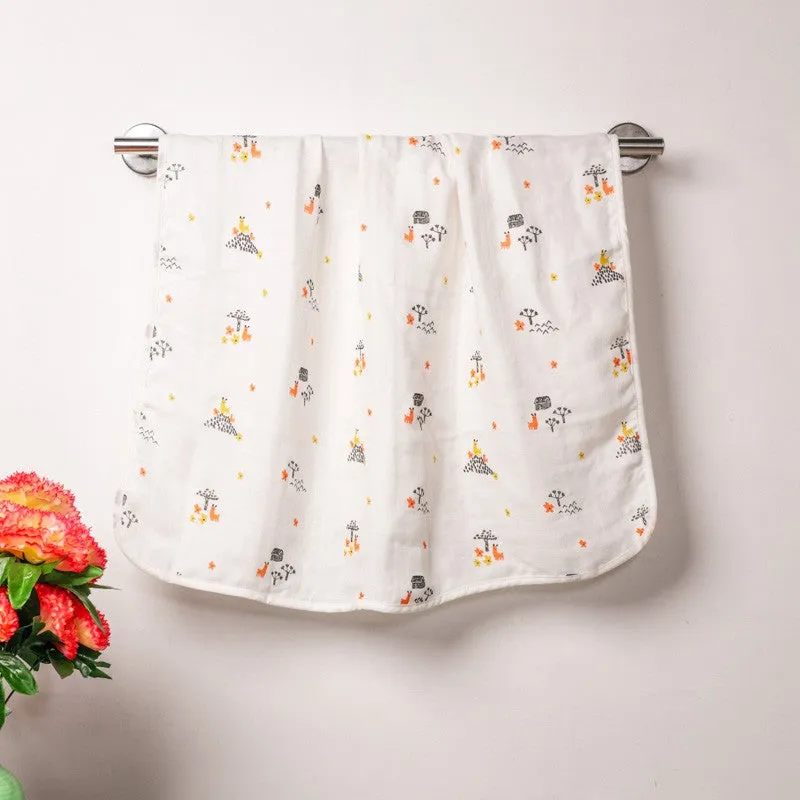 Warmkins Fruit Print Cotton Kids Bath Towel - Set of Two media 3