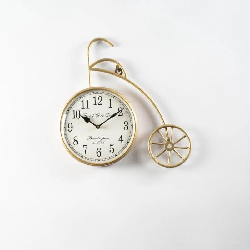 Ride to Town Wall Clock media 3