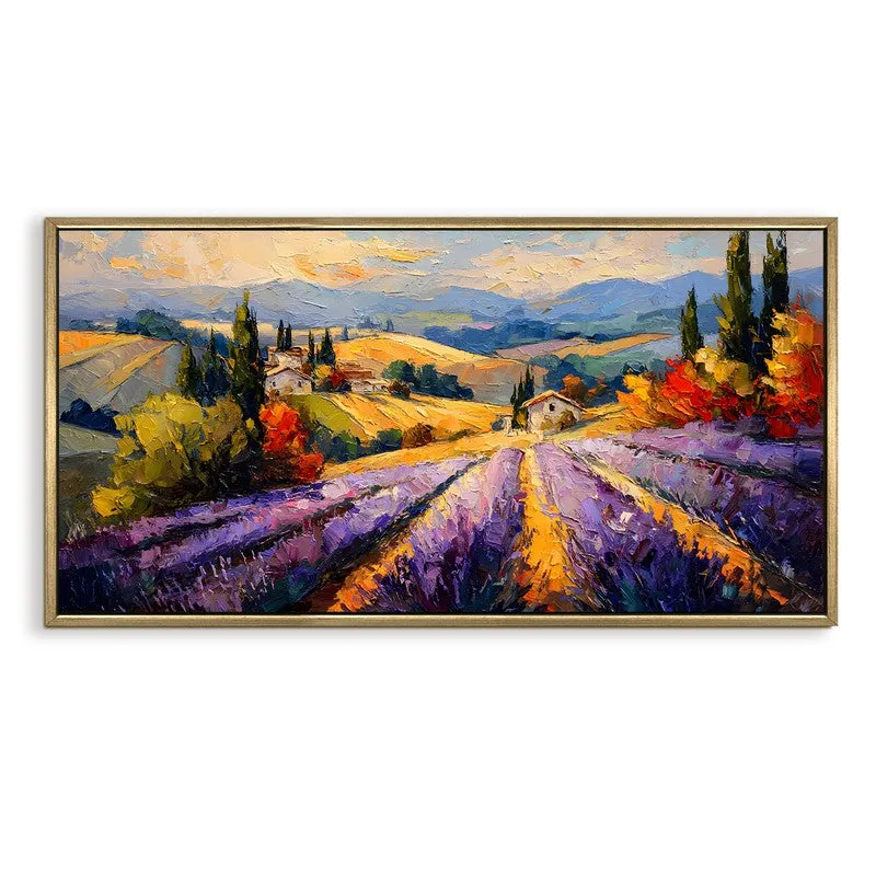 Pastoral Calm Canvas Wall Painting With Frame media 3