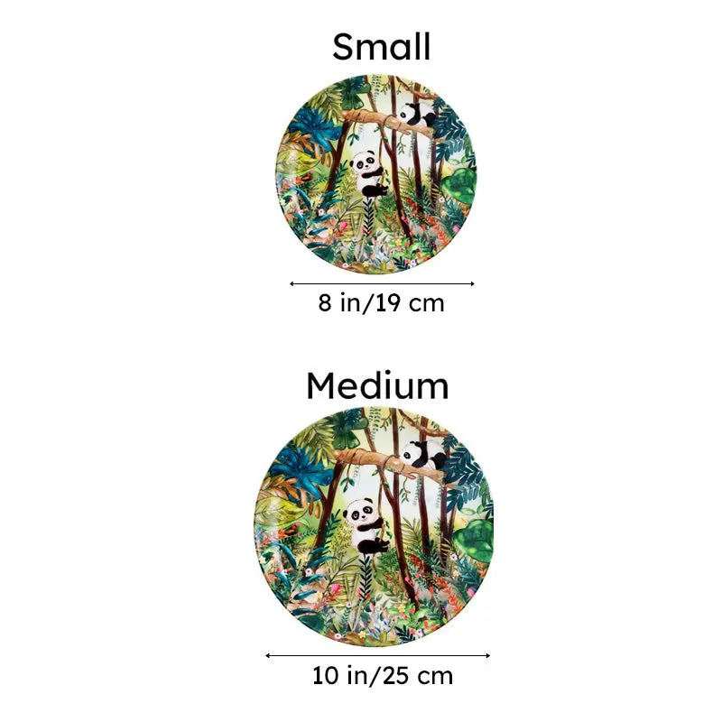 Swings Of A Panda Decorative Plate media 6