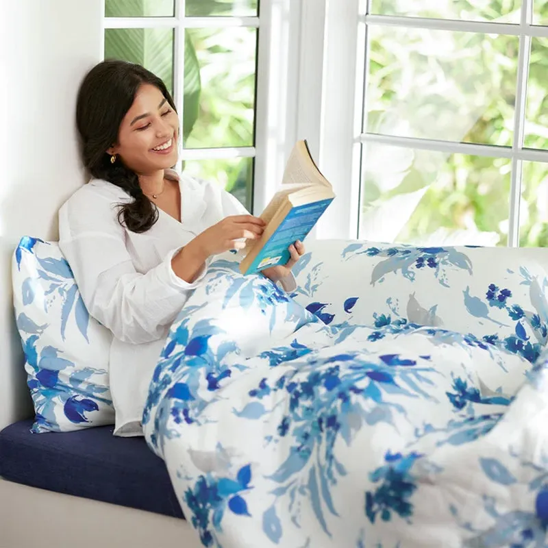 Snapdragon Printed Cotton Duvet Cover media 8