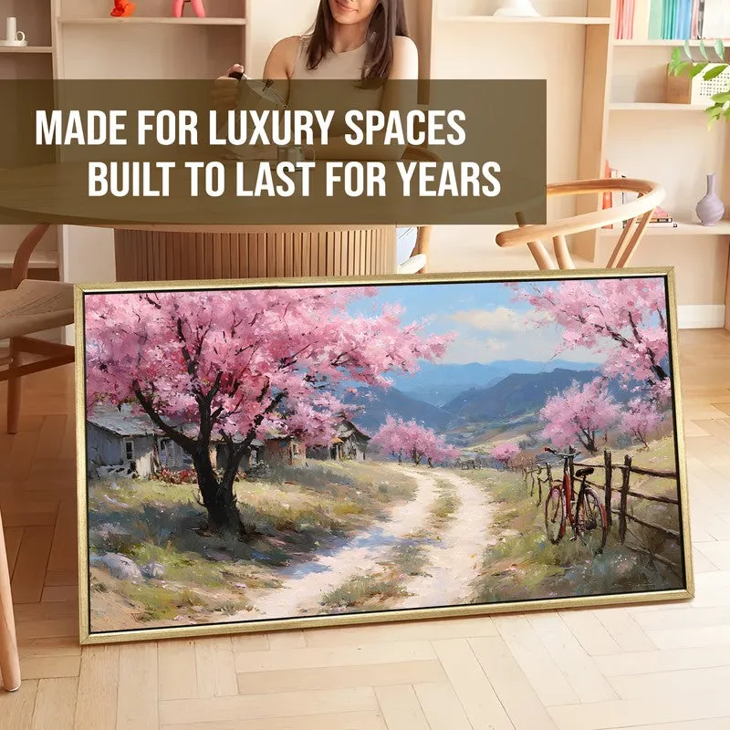 Pinkhaze Canvas Wall Painting With Frame media 5