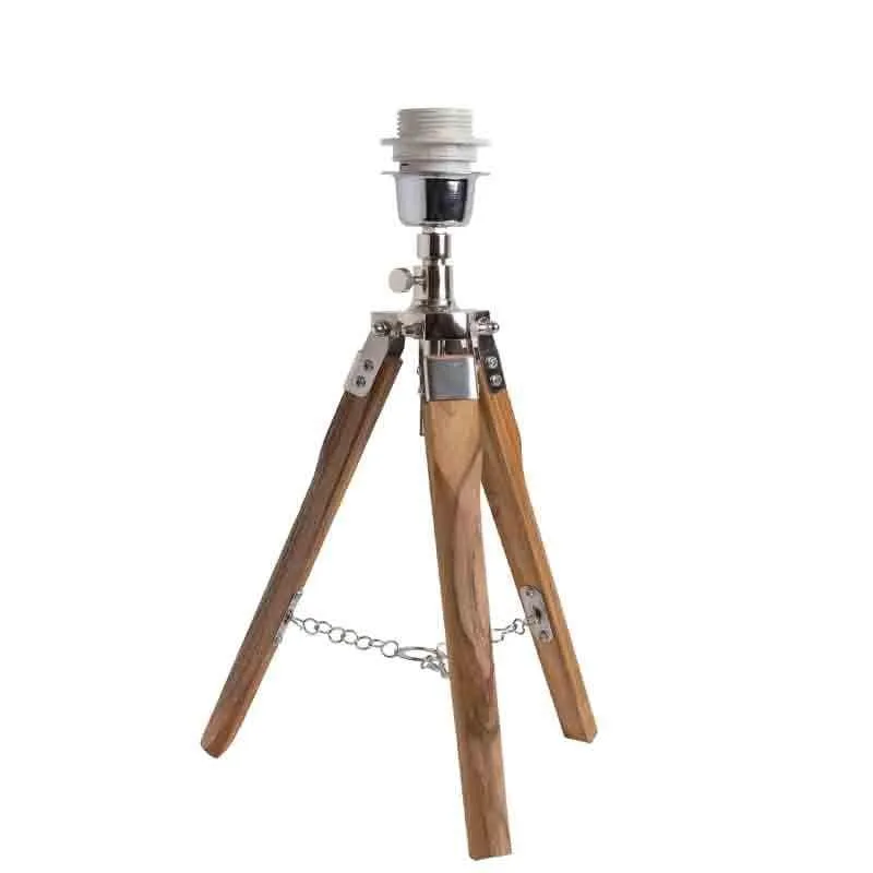 Amber Tripod Fabric Table Lamp - Multicolor media 4