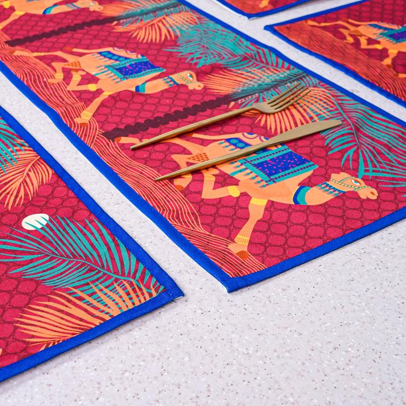 Camel Enclave Table Runner & Placemat - Five Piece Set