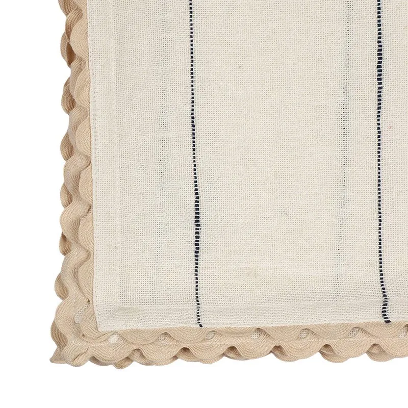Linear Stripe Cotton Throw media 4