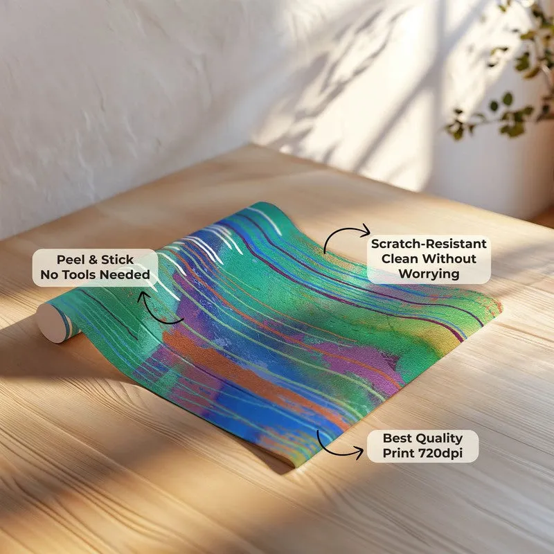 Vibrant Flow Wall Poster media 8