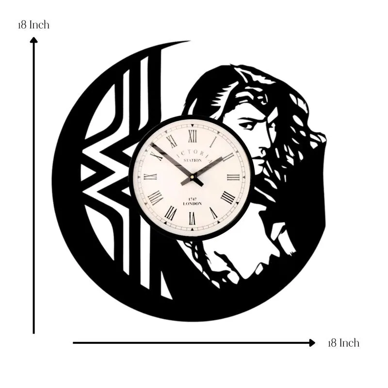 Quantix Steel Analog Wall Clock - Black media 7